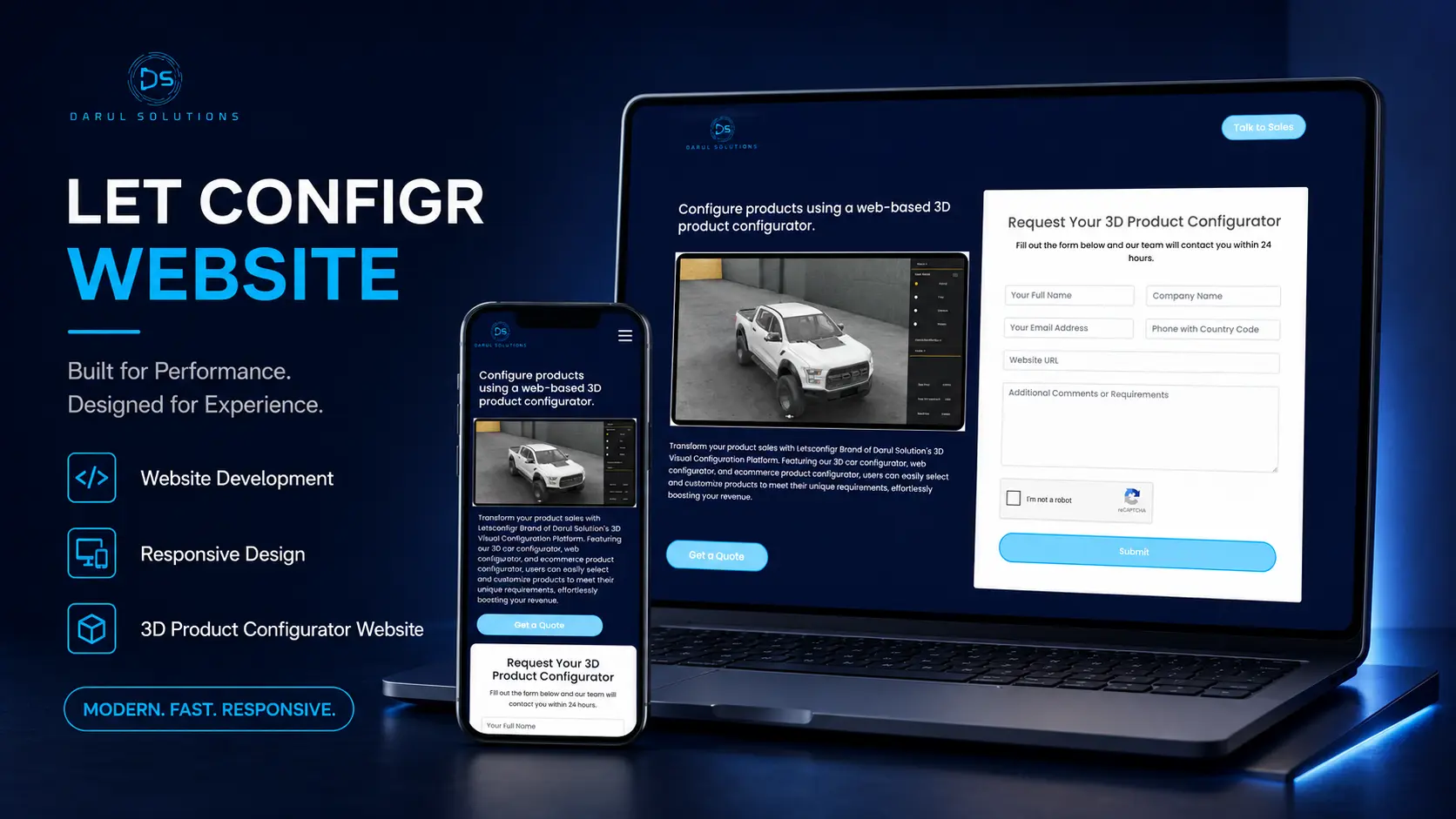 Let Configr - Website Development visualization screenshot 1